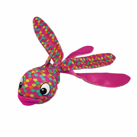 KONG(R) Wubba Finz Dog Tug Toy (Color: Pink, size: small)