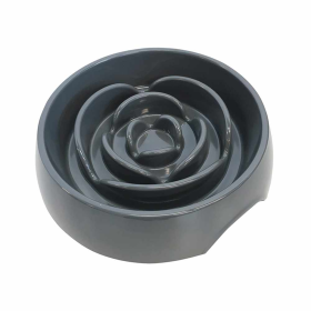 Messy Mutts Interactive Slow Feeder (Color: Grey, size: 3 Cups)