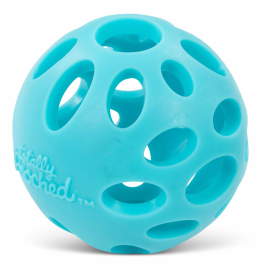 Totally Pooched Huff 'n Puff Ball (Color: Teal, size: Large, 3.1")
