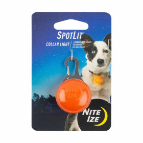 Nite Ize SpotLit Collar Light (Color: Orange Plastic)