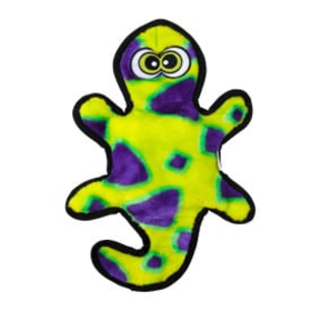 Outward Hound Invincibles Gecko Durable Plush Dog Toy (Color: Green, size: medium)