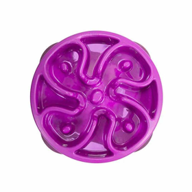 Outward Hound Fun Feeder Slo Bowl (Color: purple, size: small)