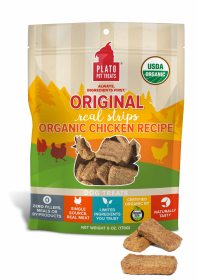 Plato Original Real Strips Organic Chicken (size: 6oz)