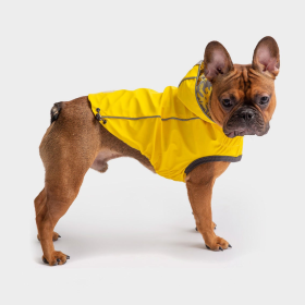 GF Pet Reversible ElastoFit Raincoat (size: 3XLColorGold Plated Metal Chain)