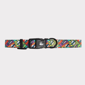 GF Pet  Printed Collar (size: SmallColorGreen Combination)