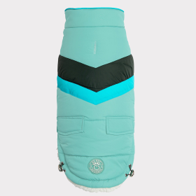 GF Pet  Alpine Puffer (size: 3XLColorGold Plated Metal Chain)