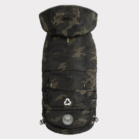 GF Pet  Recycled Parka (size: LargeColorRose Gold Plated Metal Chain)