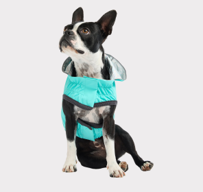 GF Pet Reversible Raincoat (size: 4XLColorLight Brown)